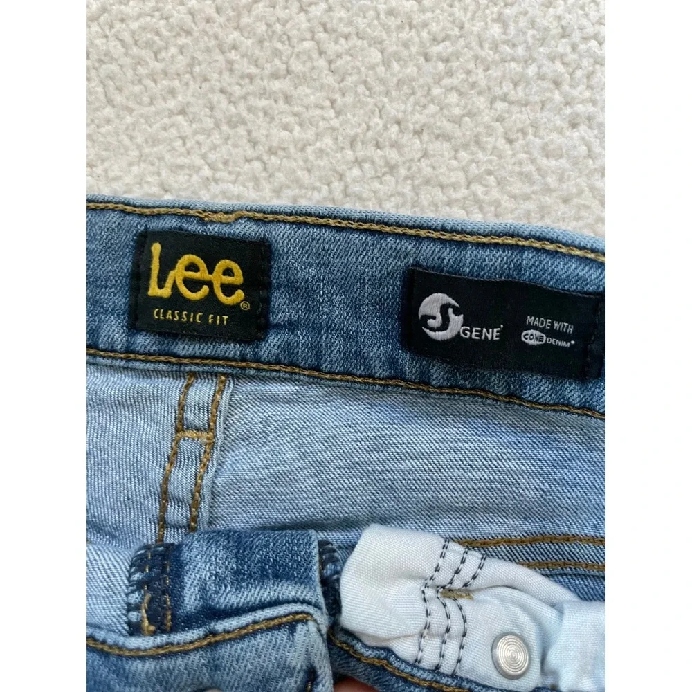 Lee Mens 31x26 Classic Fit Jeans Blue S Gene Cone Denim Stretch 2006850 Hemmed